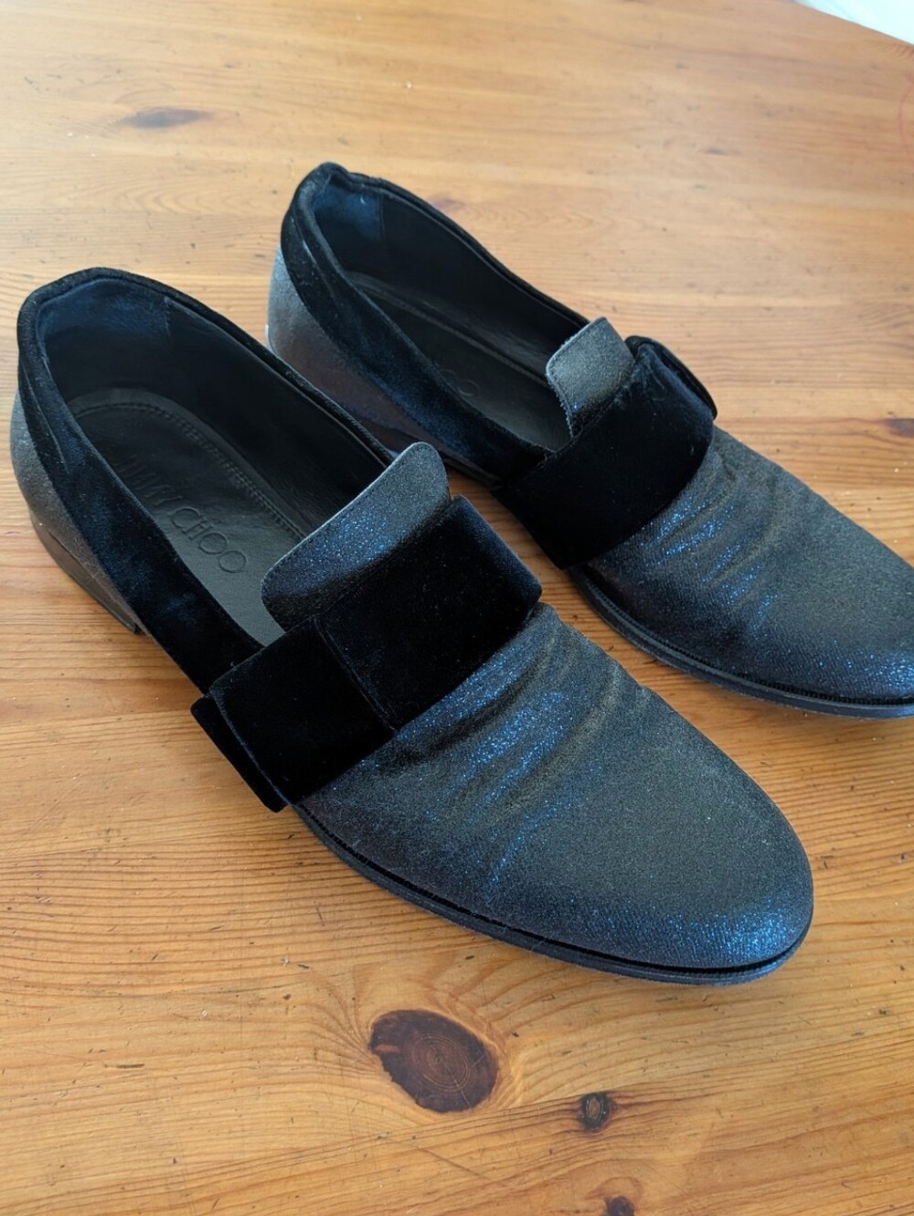 Jimmy Choo Loafers with Suede Strap